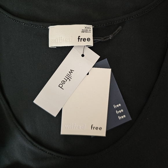 🇨🇦 Aritzia Wilfred Free McNally Black Sheer Mesh Tank Top - Picture 5 of 15